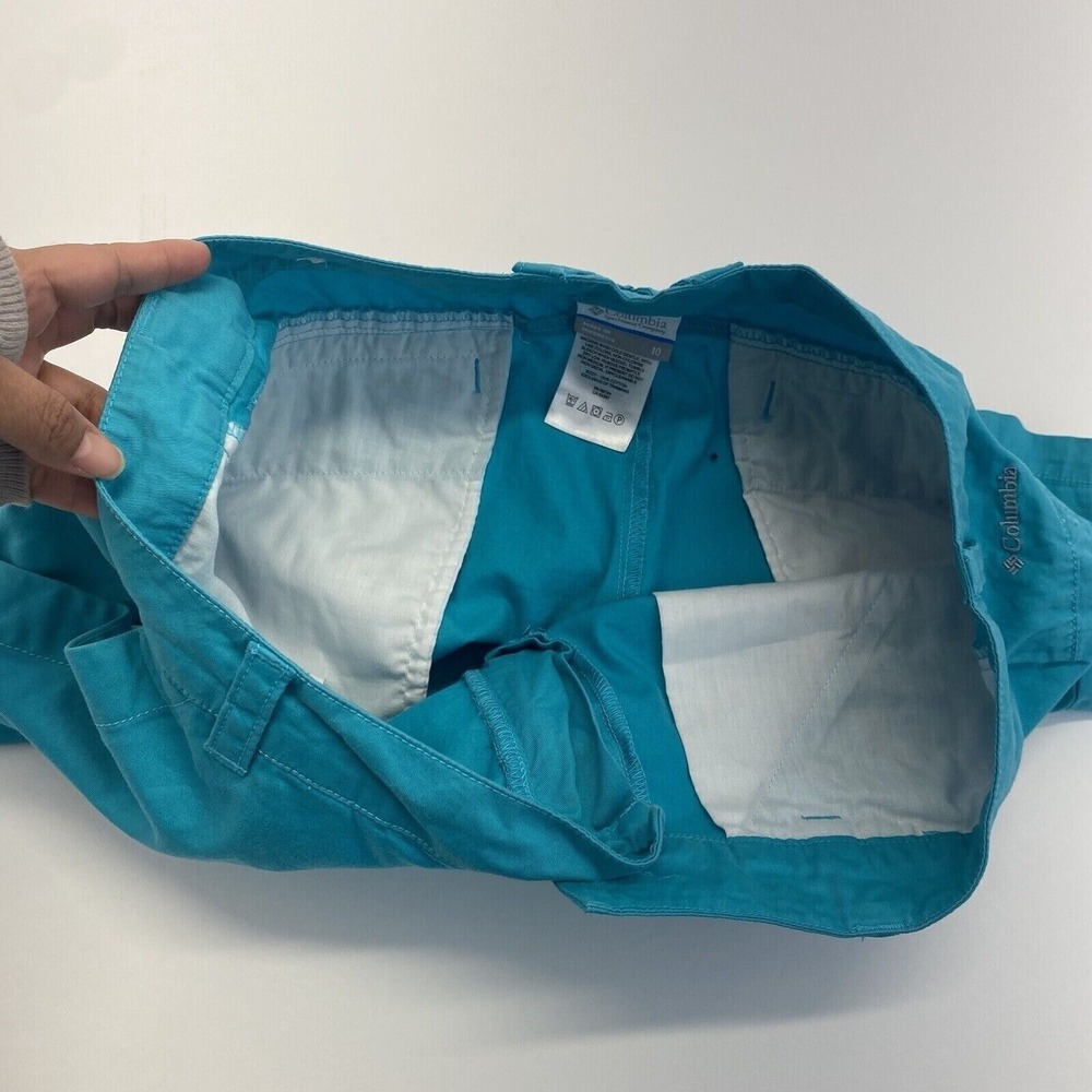 Columbia Sportswear Womens Summer Shorts Sizes 10 Cotton Pockets Pre Owned - Picture 10 of 15